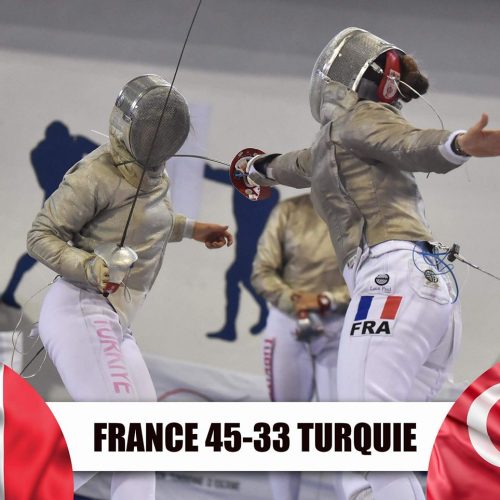 frence vs turquie coupe du monde sabre féminin 2018